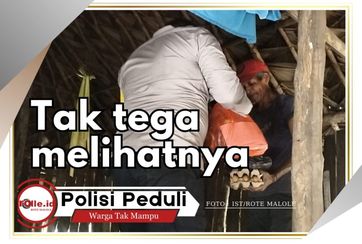 salut,-anggota-polsek-pantai-baru-ini-bantu-warga-yang-tinggal-sendiri-di-gubuk-kecil,-tidur-beralas-karung-bekas