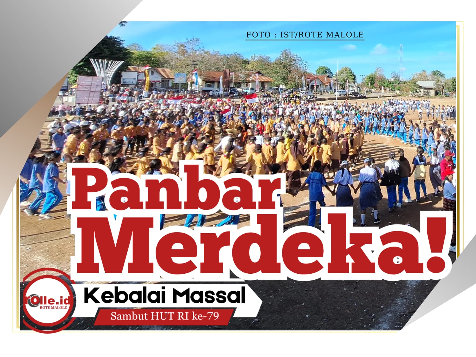 semarak-nusantara-baru-indonesia-maju,-ada-karnaval-hingga-kebalai-massal-di-pantai-baru,-merdeka!