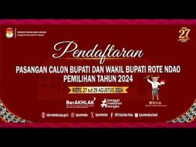 live-pendaftaran-paket-lontar-malole,-pasangan-calon-bupati-dan-wakil-bupati-ke-kpu-kab.-rote-ndao