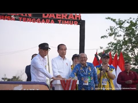 tiba-di-kupang,-presiden-jokowi-resmikan-27-ruas-jalan-di-ntt