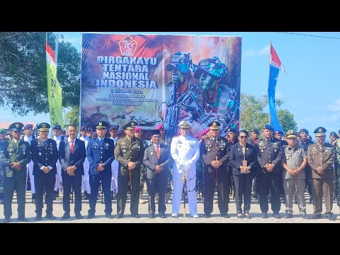 upacara-peringatan-hut-tni-ke-79-dibatas-selatan-nkri,-danlanal-pulau-rote-jadi-irup