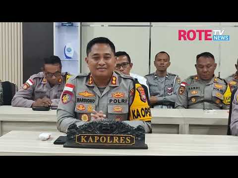 Keterangan Pers Kapolres Rote Ndao Capaian Kinerja di Akhir Tahun 2024