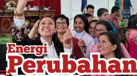 Tanpa Jarak, Wabup Apremoi Disuport Emak-emak, Satu Semangat Untuk Rote Ndao