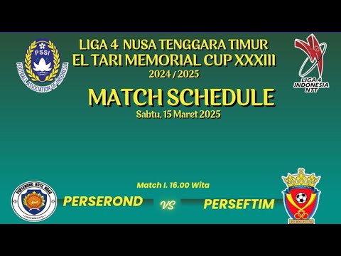 LIVE. PERSEROND ROTE NDAO VS PERSEFTIM // ETMC XXXIII 2025